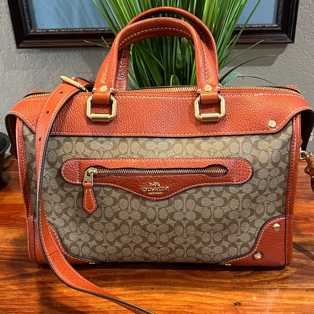 Coach Signature Rowan Satchel